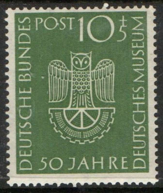 Germany, FRG, 1953, Science M useum, 10pf + 5 pf, MH *