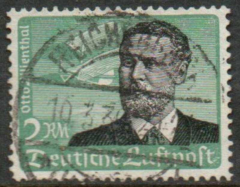 Germany, 1934, air mail, 2RM, used