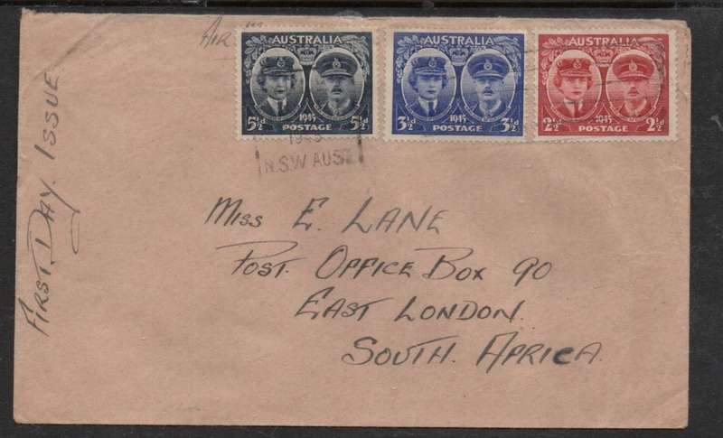 Australia GVIR,Visit of Duke & Duchess of Gloucester, 12 FEB 1945 > S.Africa