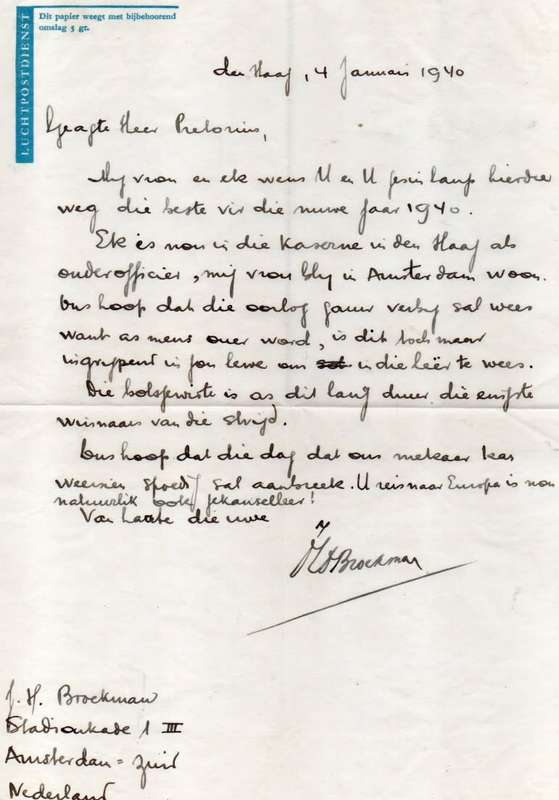 Netherlands, airmail,Kinder set + 7 1/2c , sGRAVENHAGE 30 XII 1936 >JOHANNESBURG redirected >Turfont