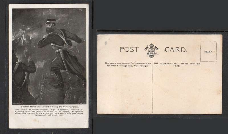 Captain Henry MacDonald winning Victoria Cross. Wellington Series, No VC 32