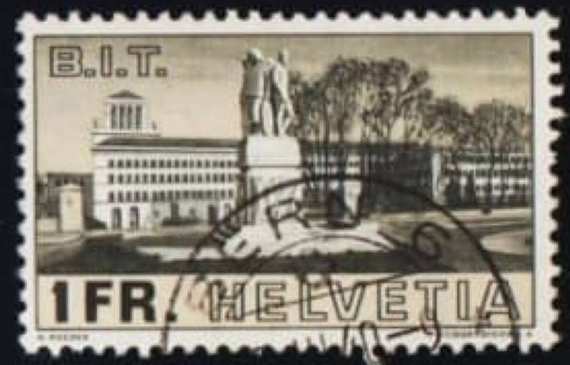 Switzerland, 1938, B.I.T. 1Fr, used