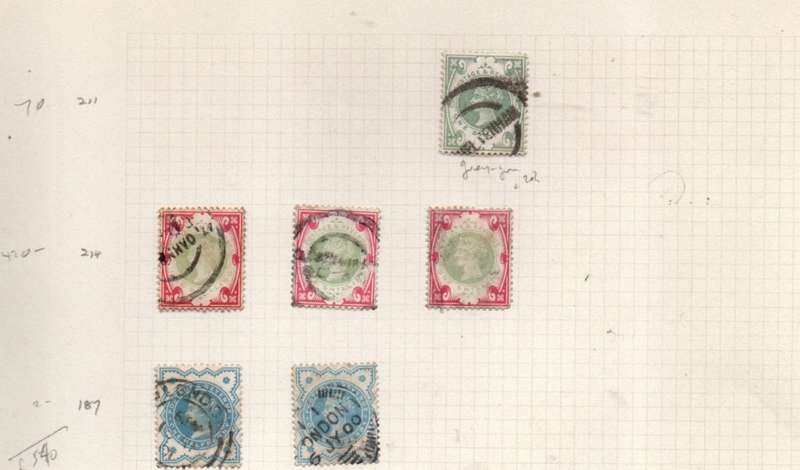 Great Britain, VRI, Jubilee Issue, 45 used stamps, mixed condition, catalogue value +/-£850.00