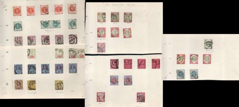 Great Britain, VRI, Jubilee Issue, 45 used stamps, mixed condition, catalogue value +/-£850.00