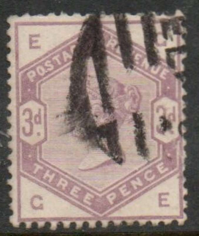 Great Britain, VRI, 1883, 3d lilac, used