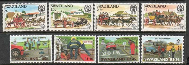 Swaziland 1984 UPU Congress, 2005 Road Safety, sets of 4,, MNH **
