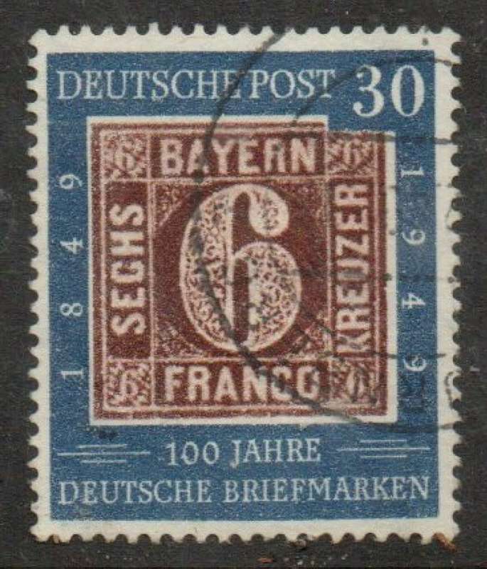 Germany, FRG, 1949, Stamp Centenary, 30pf, used