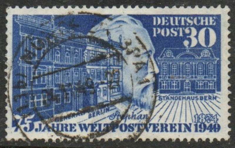 Germany, FRG, 1949, U.P.U. Centenary, 30pf, used