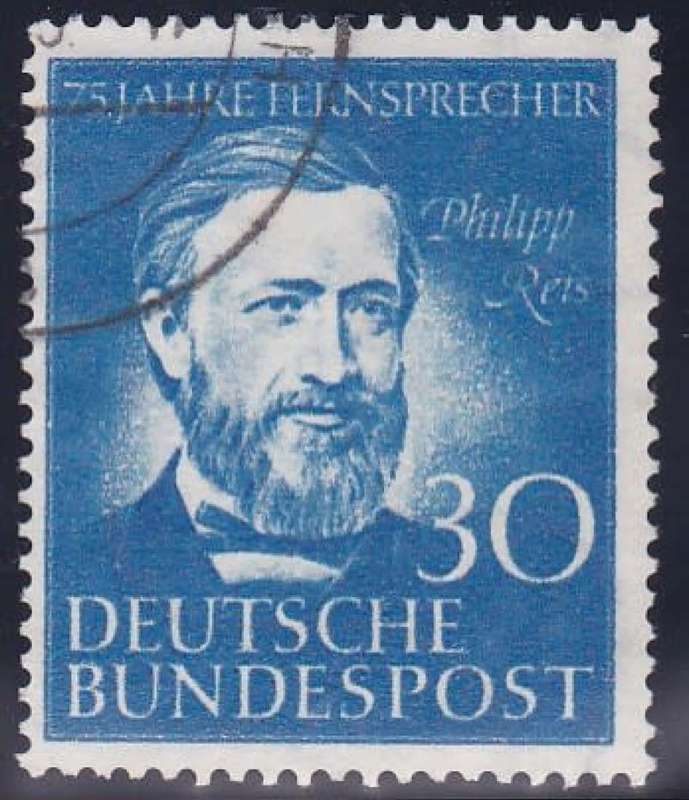Germany, FRG, 1952, telegraph centenary, 30pf, used