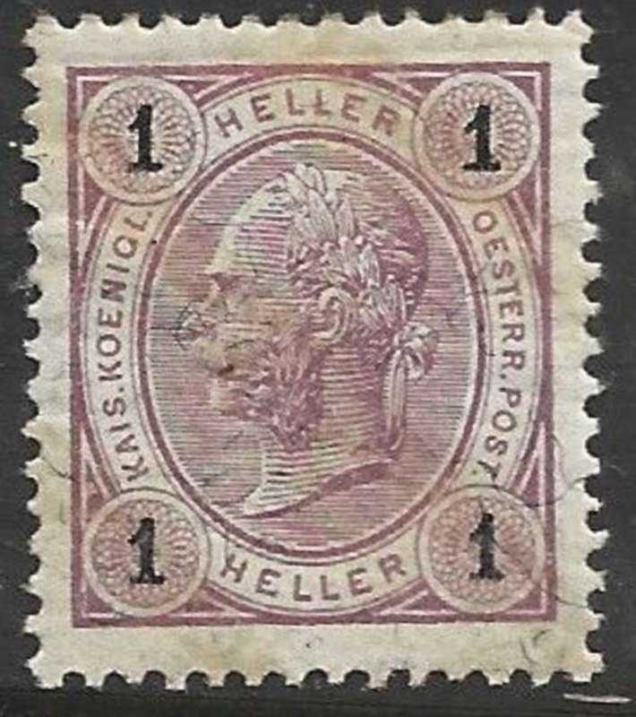 Austria, 1901, 1h mauve, MH*