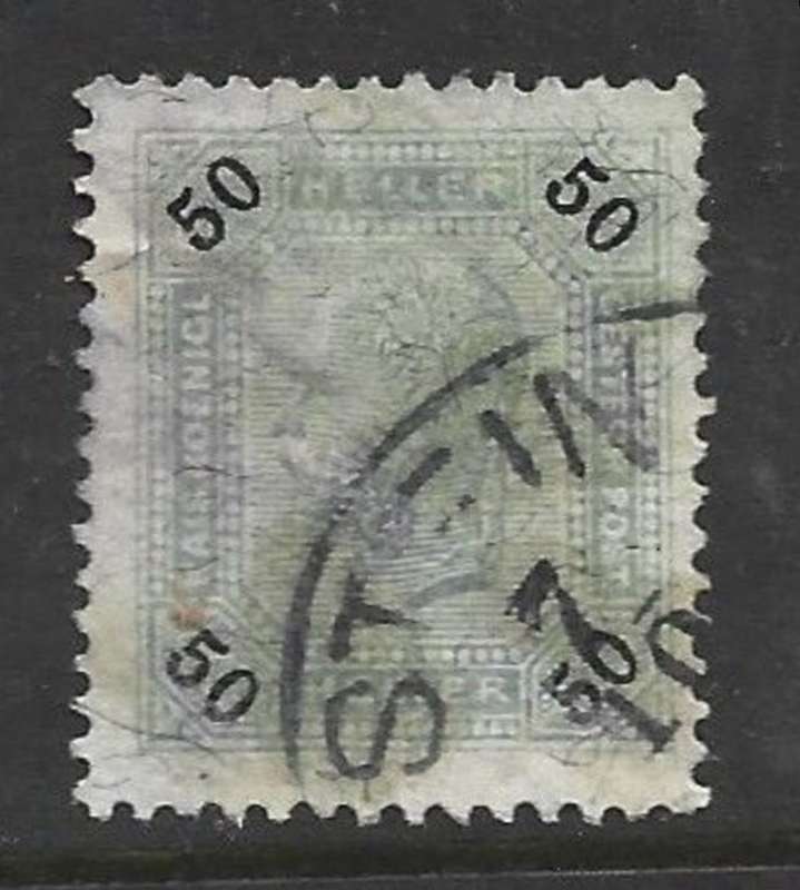 Austria, 1901 , 50h, grey-blue, used