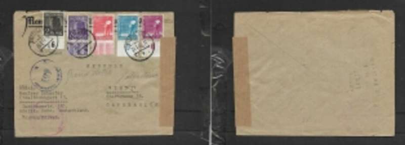 Germany, 76pf, STUTTGART26.3.47 > Austria, USA CIVIL CENSORSHIP (violet), Austrian Censor 451, plain