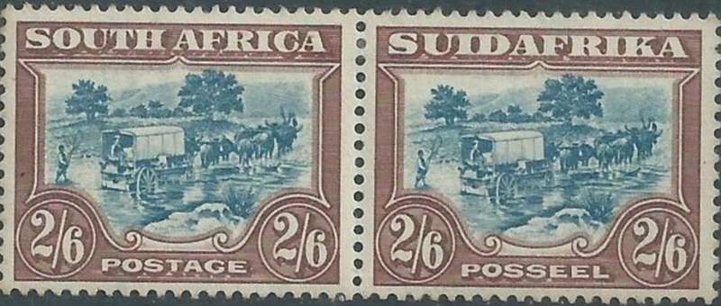 South Africa, 1944, 2`6 blue & brown, MH *