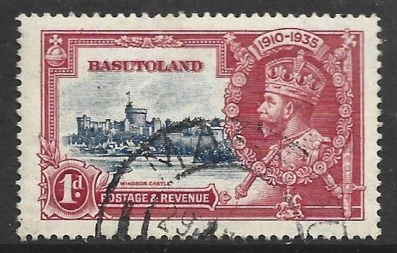 Basutoland, GVR, 1935, Jubilee, 1d, used