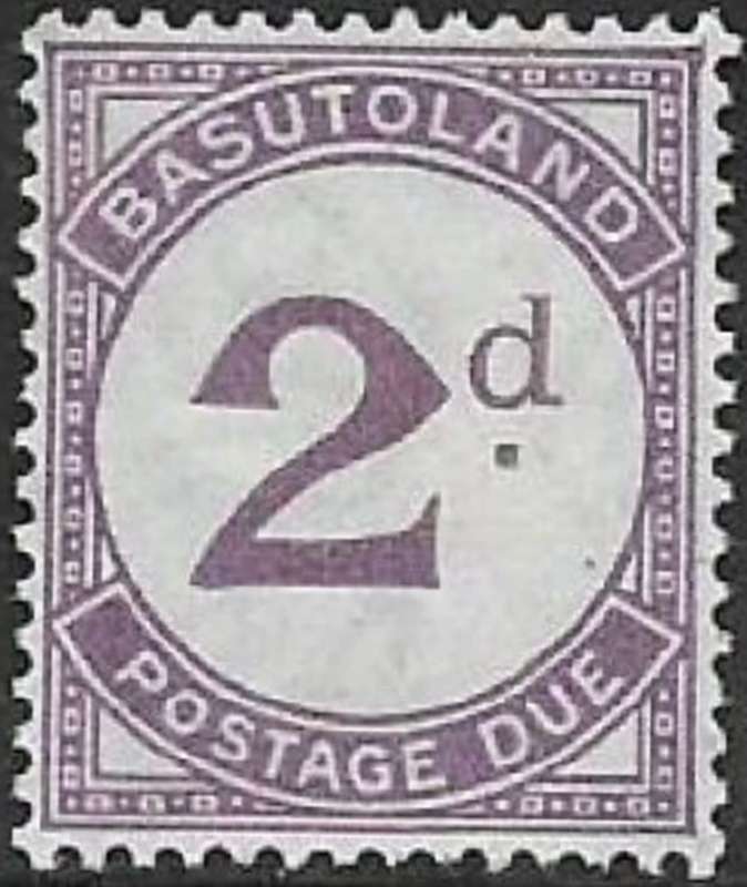 Basutoland, postage due, 1933, 2d, ordinary paper,MH *