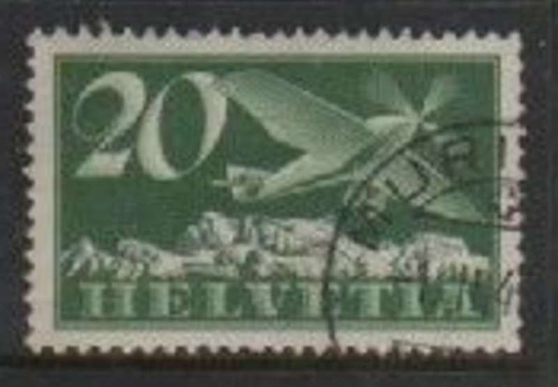Switzerland, 1927, 20c used