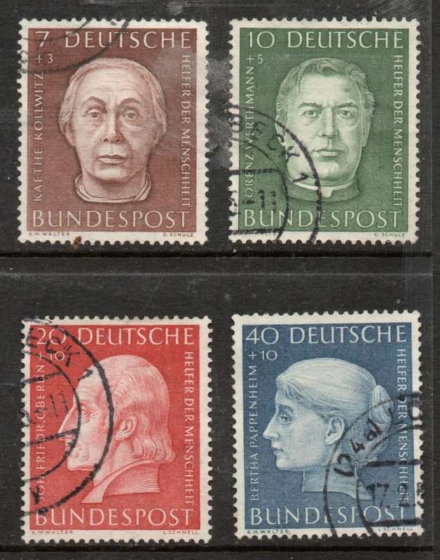 Germany, 1954, Humanitarian relief, set, used