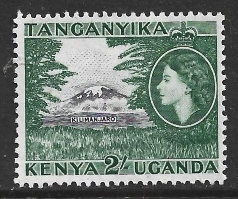Kenya Uganda Tanganyika, EIIR, 1954, 2/, MH *