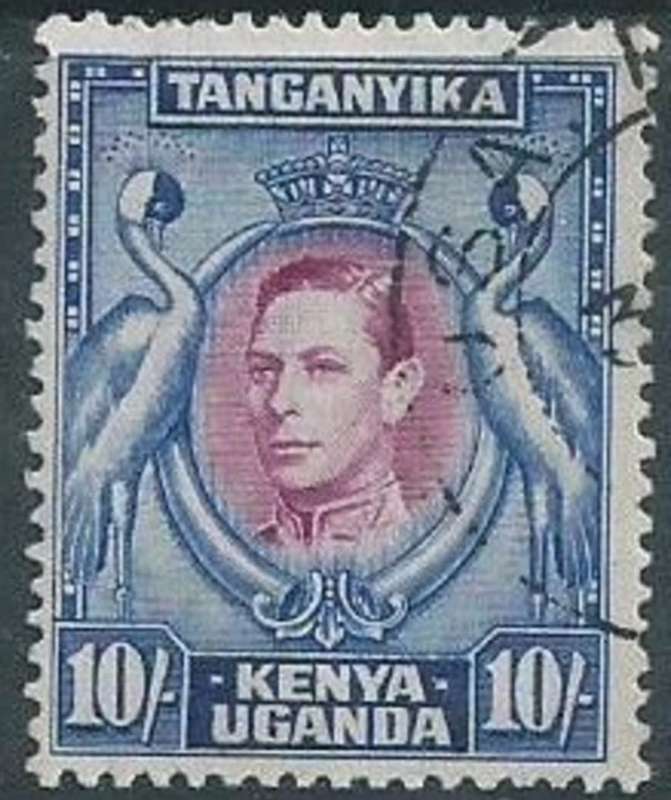 Kenya Uganda Tanganyika, GVIR, 1938,10/,perf 13.25, used,