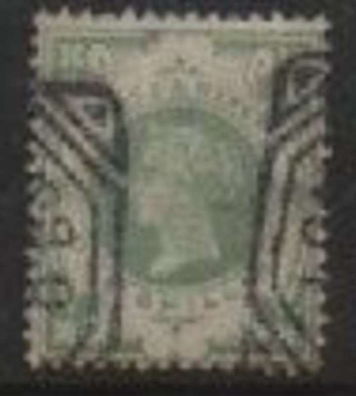 Great Britain, VRI, 1887, 1/ dull green, Jubilee issue, Lonbdon sq.c.d.s. used