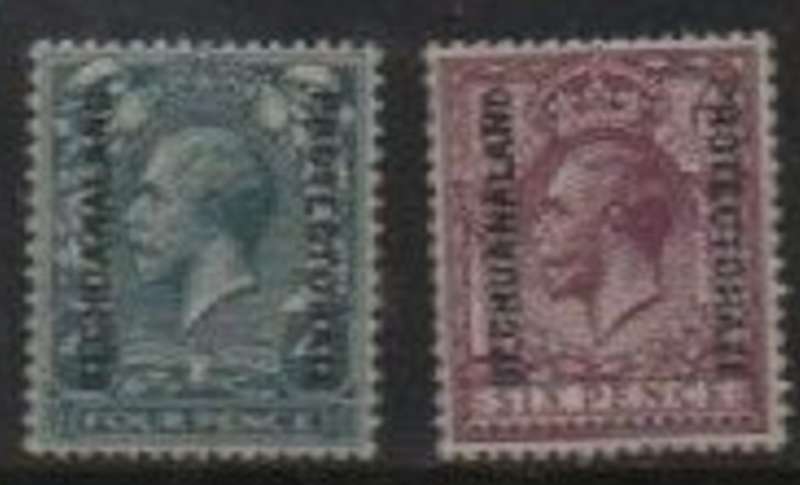 Bechuanaland, GVR, 1913, 4d, 6d, MH *