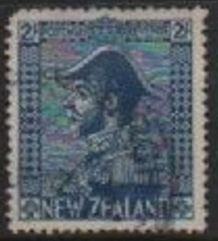 New Zealand, 1926, 2/ deep blue, used