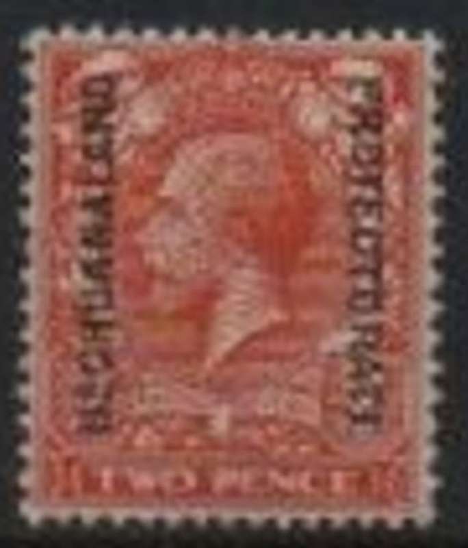 Bechuanaland, GVR, 1913, 2d, red-orange ,MH *