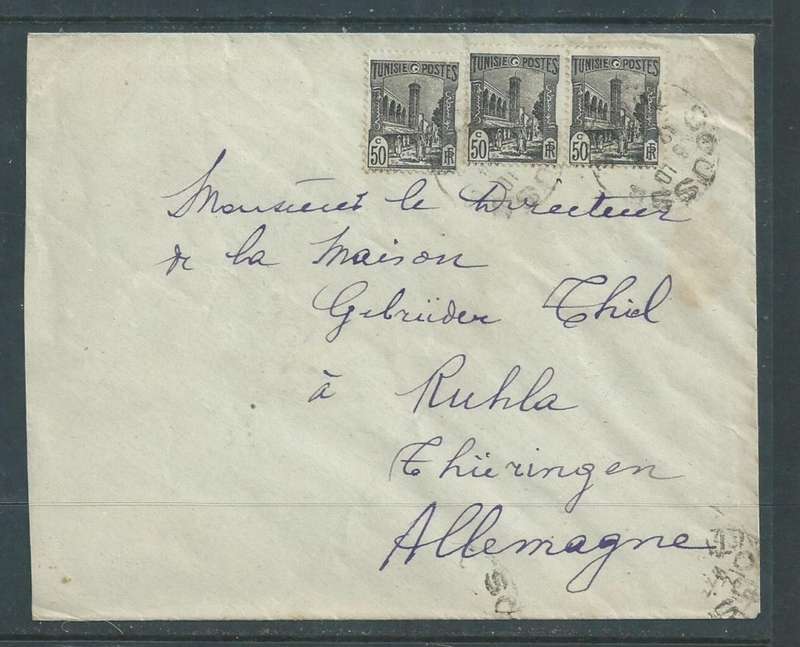 Tunis, cover,1f50, SOUSSA ..... >Germany