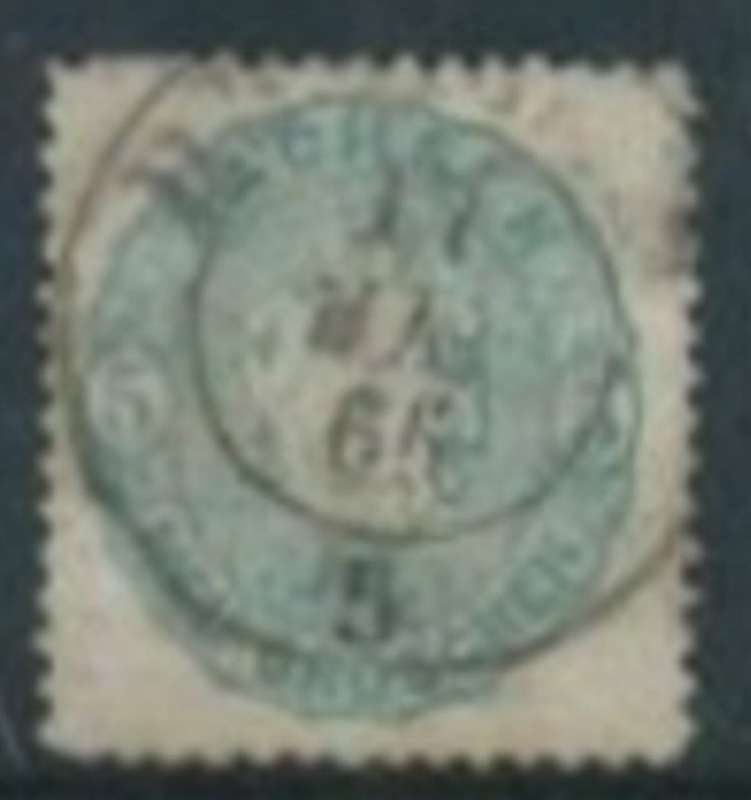 Germany Saxony, 1865, 5 NGr, used