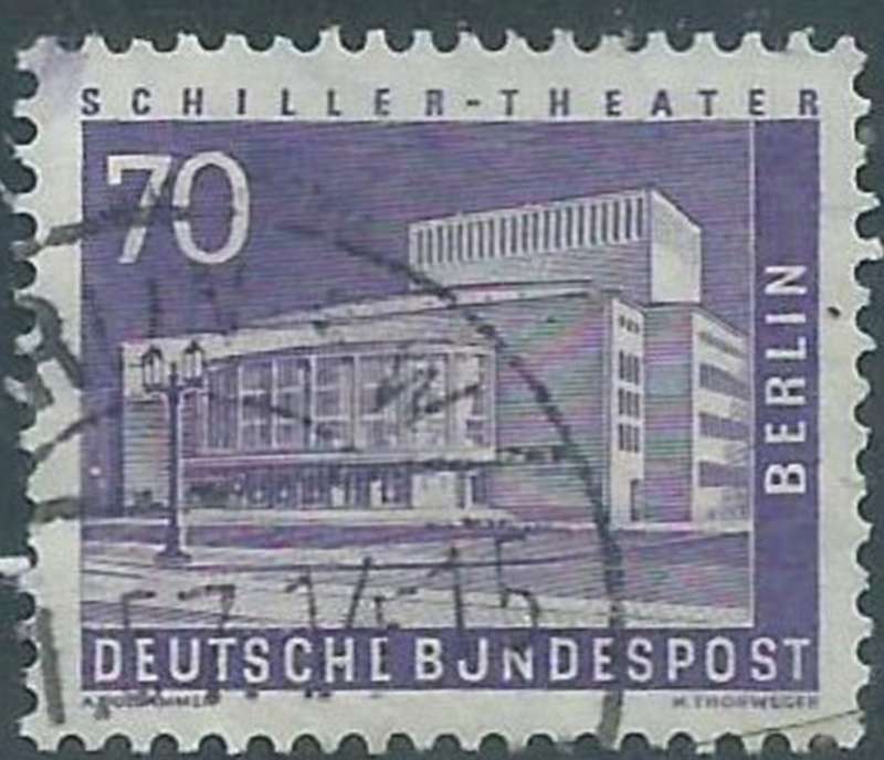 Germany ,Berlin, 1956, 70pf, c.d.s used