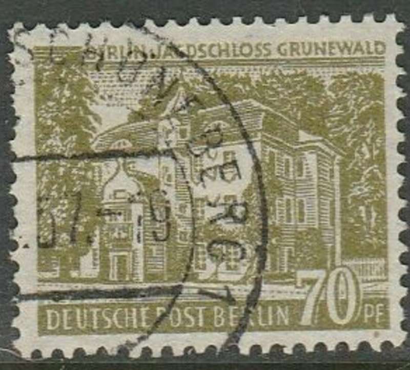 Germany, Berlin, 1954, 70 pf, used