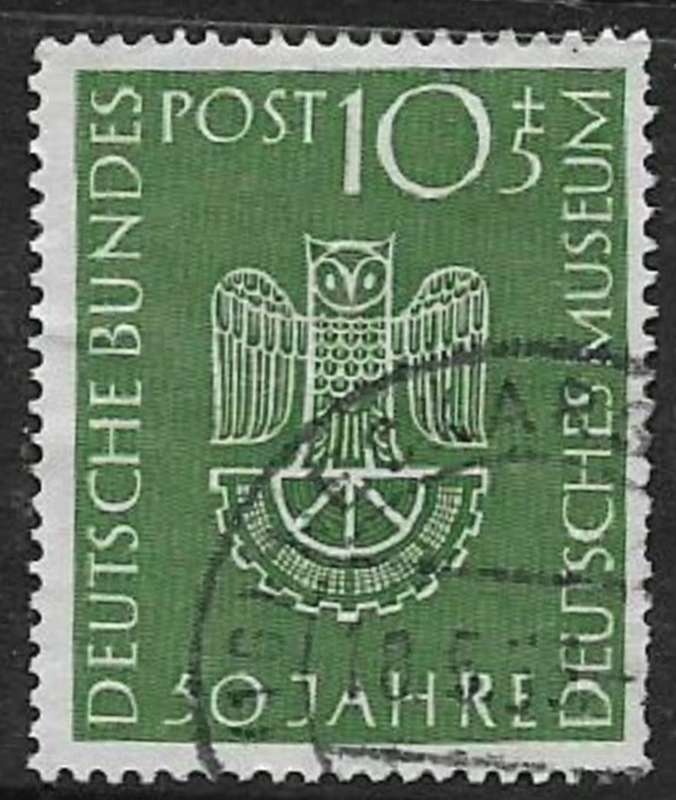 Germany, F.R., 1953, German Museum, 50th Anniversary, used