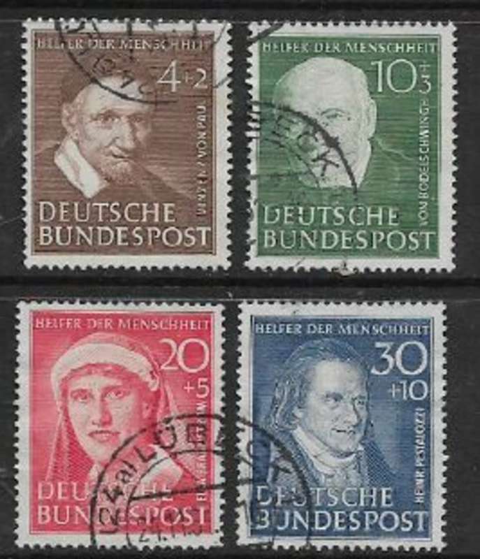 Germany, F.R., 1951, Humanitarian Relief Fund, used