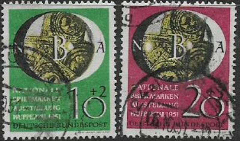 Germany, F.R., 1951, Philatelic Exhibition used