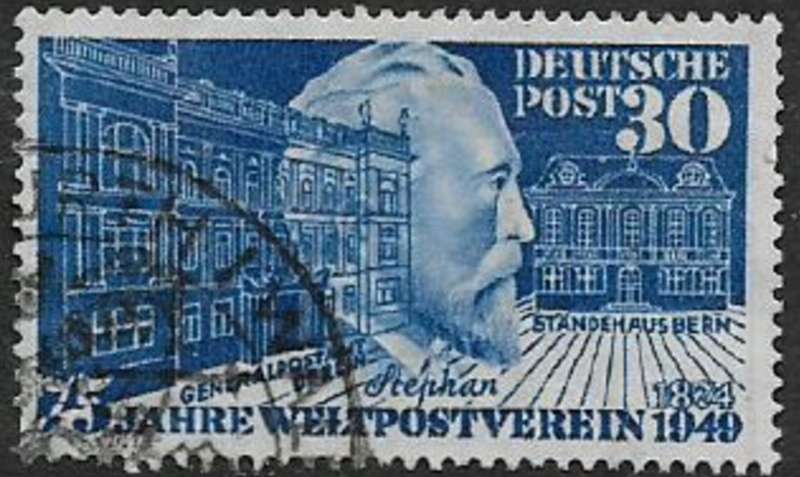 Germany, British - American Zone, 1949, Universal Postal union, used