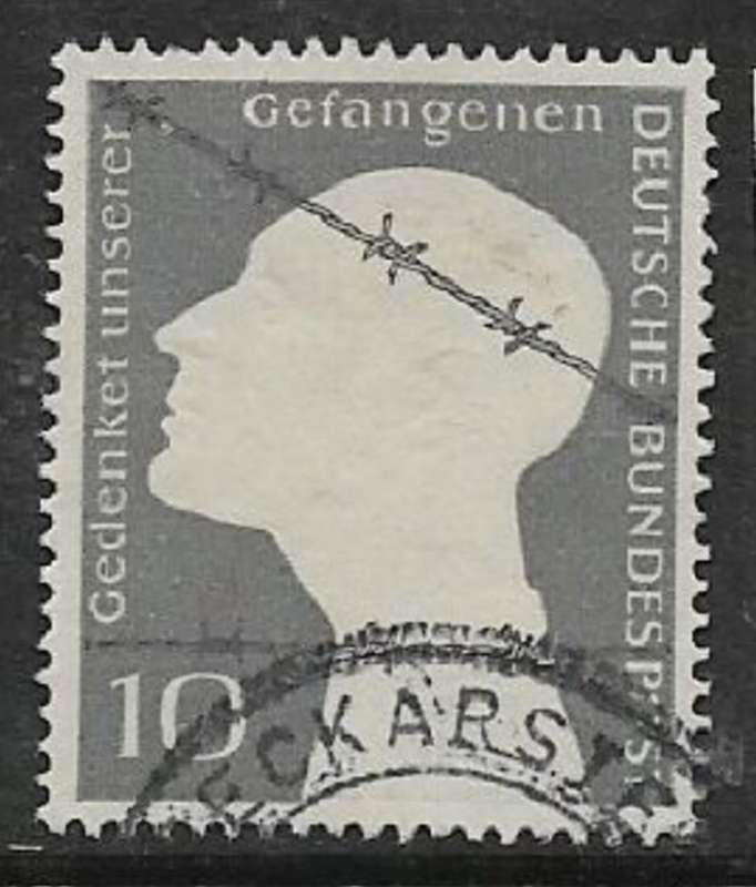 Germany, F.R., 1953, Red Cross, Road safety, Prisoners, used