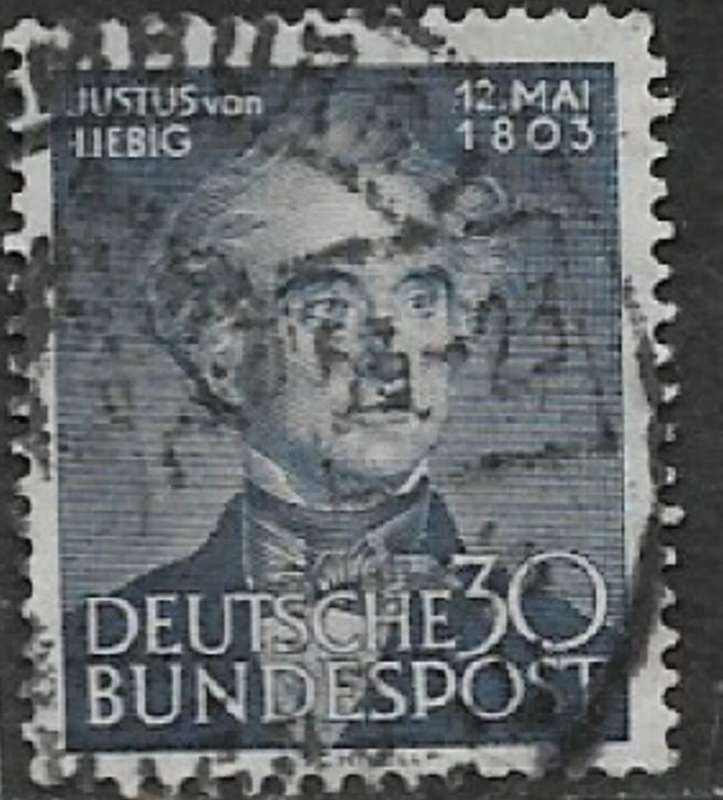 Germany, 1953, Von Liebig, 30 pf, used