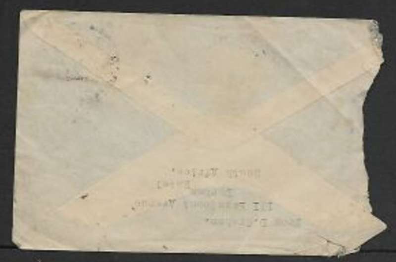 South Africa, WWII, 9d, DURBAN ...44 >PoW Camp in Germany