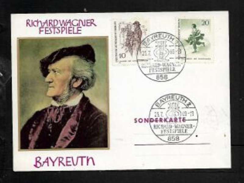 Germany RICHARD WAGNER FESTSPIELE BEYRUTHER card 1969