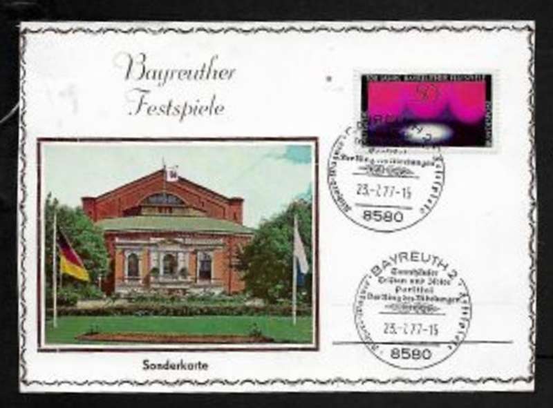Germany BEYRUTHER FESTSPIELE card 1977