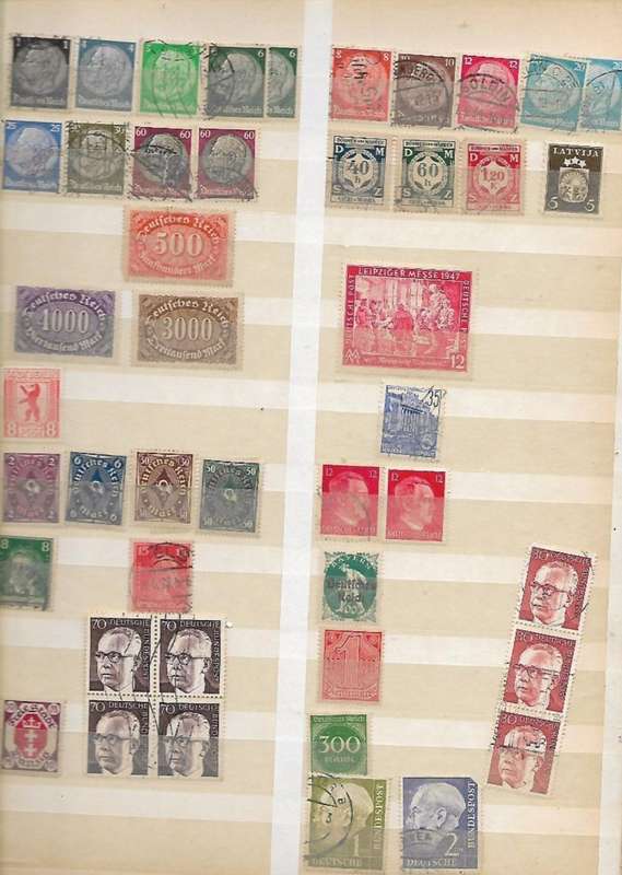 Germany - assortment of stamps,