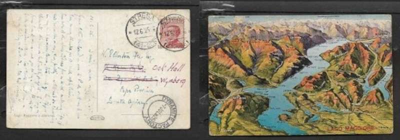 South Africa, DYNAMITE FACTORY 7 JUL 25 re-direction c.d.s on PPC Lago Maggiore Italy, STRESSA