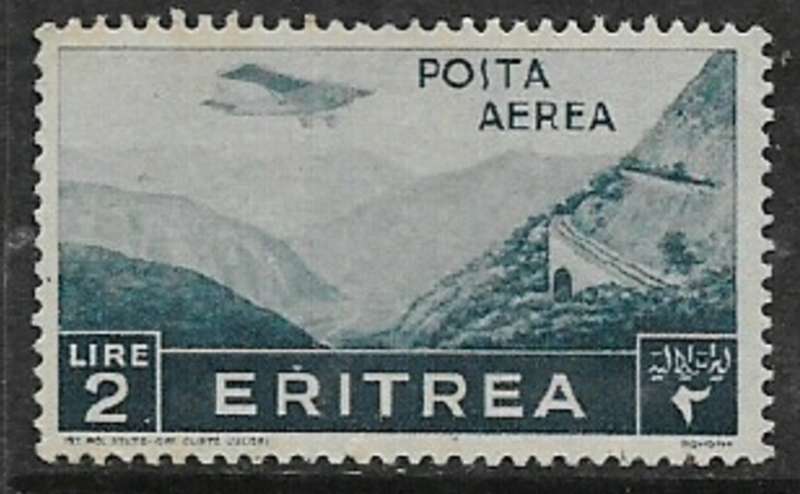 Eritrea, 1936, 2 Lire, air mail, MH *