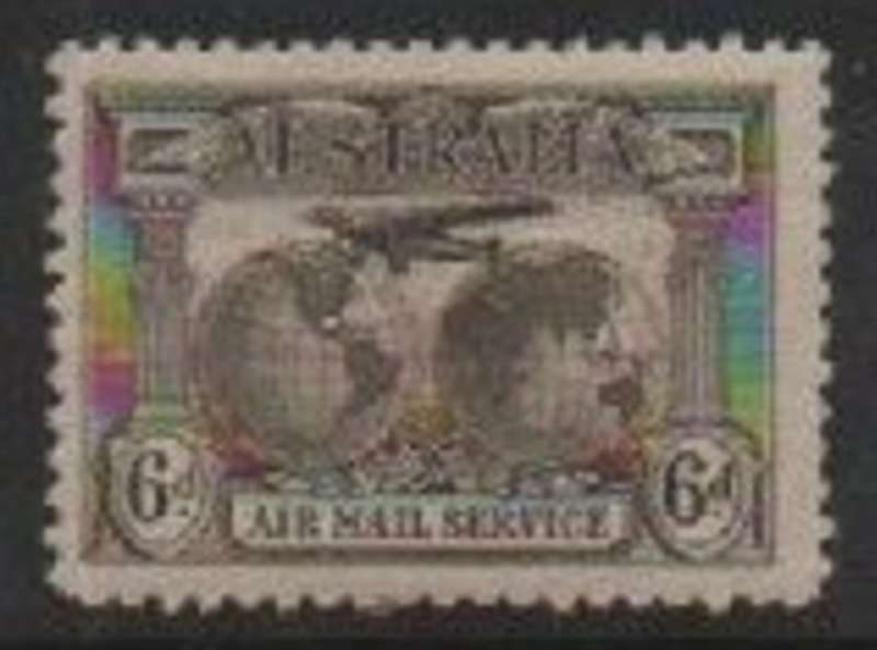 Australia, GVR, 1931, Air Mail Service 6d, MH *
