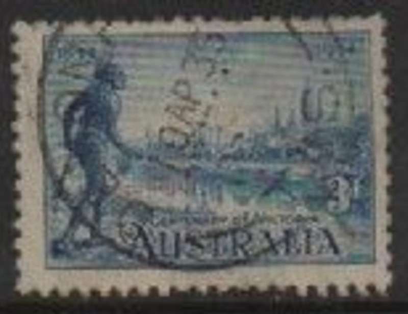 Australia, GVR, 1934 Victoria Centenary, 4d,, perf 10.5, c.d.s used