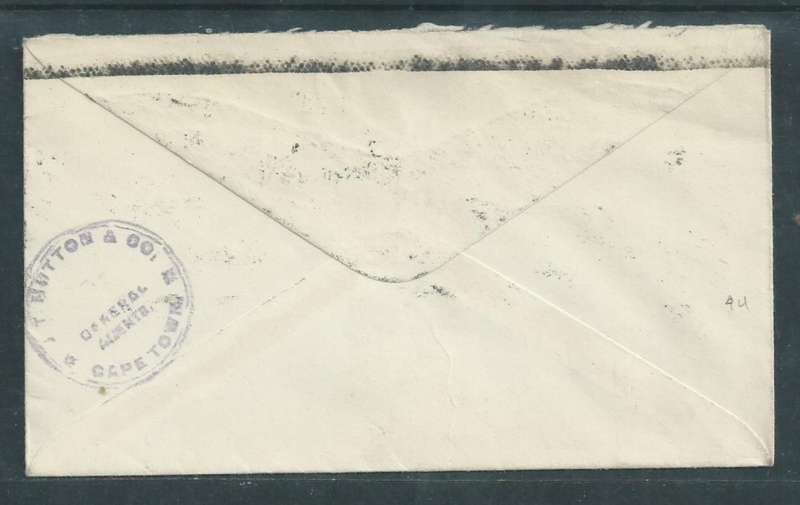 South Africa, domestic cover 11/2d airman CAPETOWN 7 MAY 42 ,c.d.s.+ SEALED LIPS SAVE SHIPS