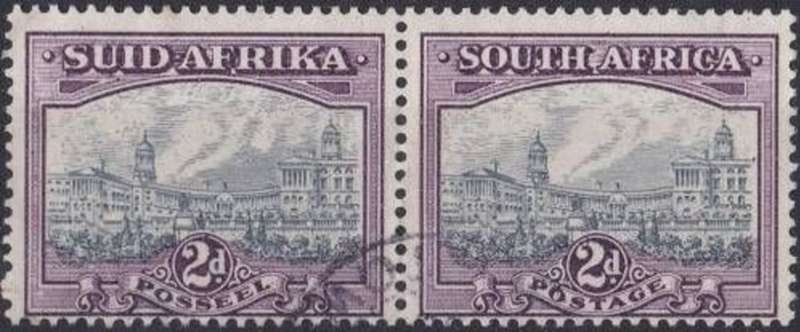 South Africa, 1942, 2d grey & dull purple, used