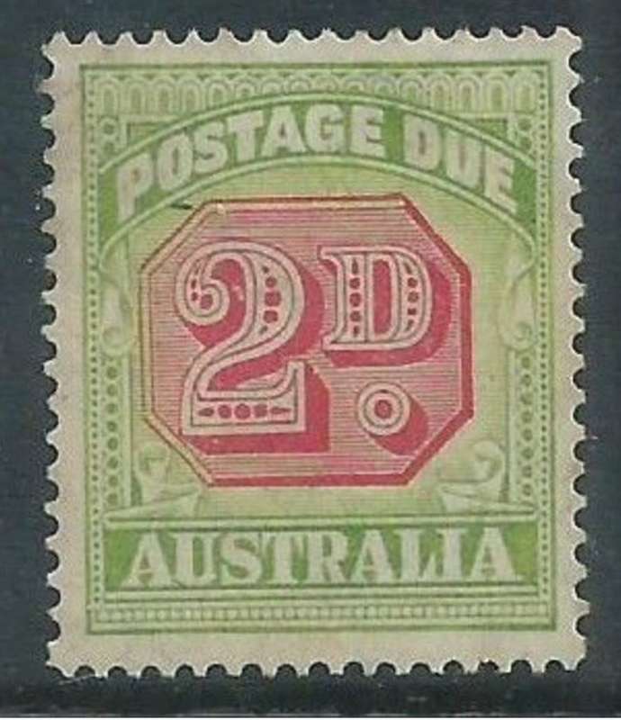 Australia: Postage Due, 1938, 2d, type A, perf 14.5 x 14, MH *