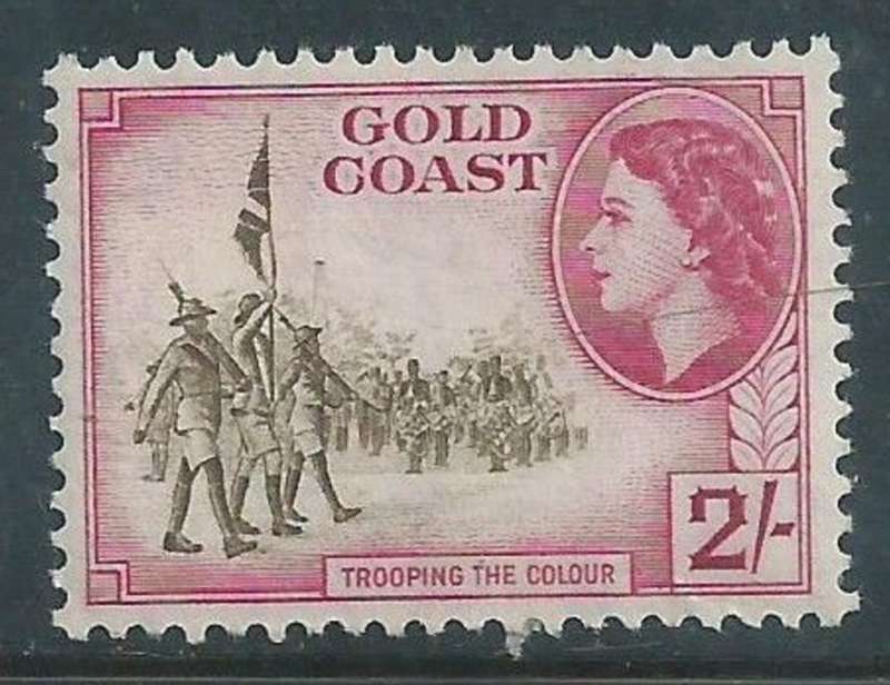 Gold Coast, EIIR, 1954, 2/, MH *