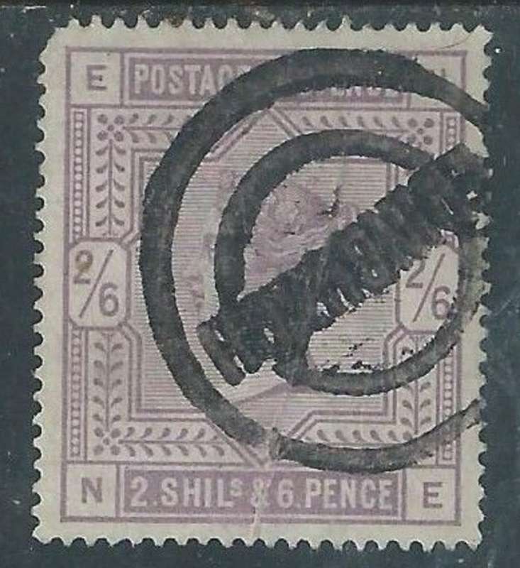 Great Britain, VRI, 1883, 2`6 lilac on white paper, used